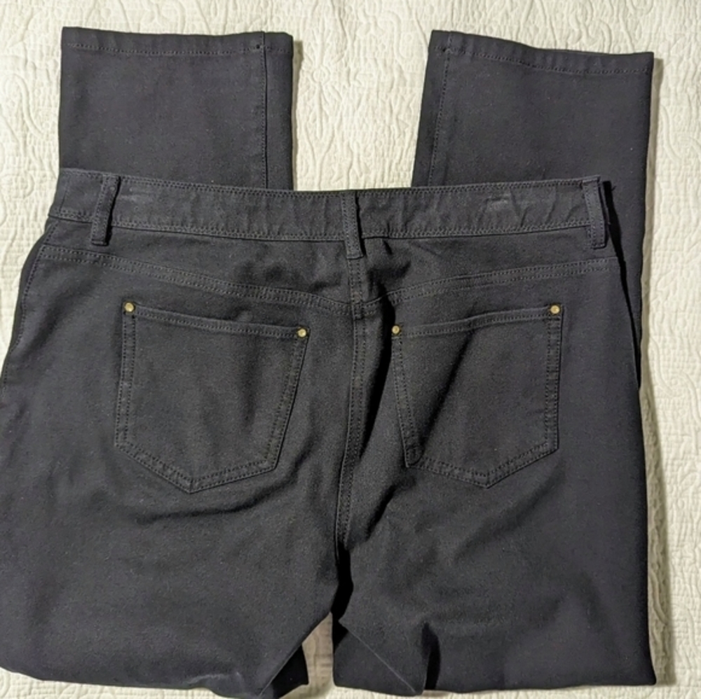 Chico's So Slimming Stretch Ankle/Cropped‎ Pant Black Size 0.5 (Sm 6) - Picture 11 of 15